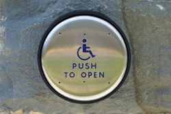 handicapped door opener repair